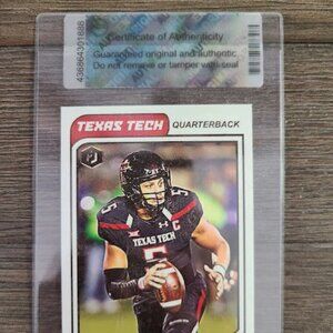 2017 NFL Patrick Mahomes rookie football custom card